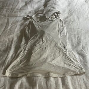 Lululemon White Athletic Tank Top